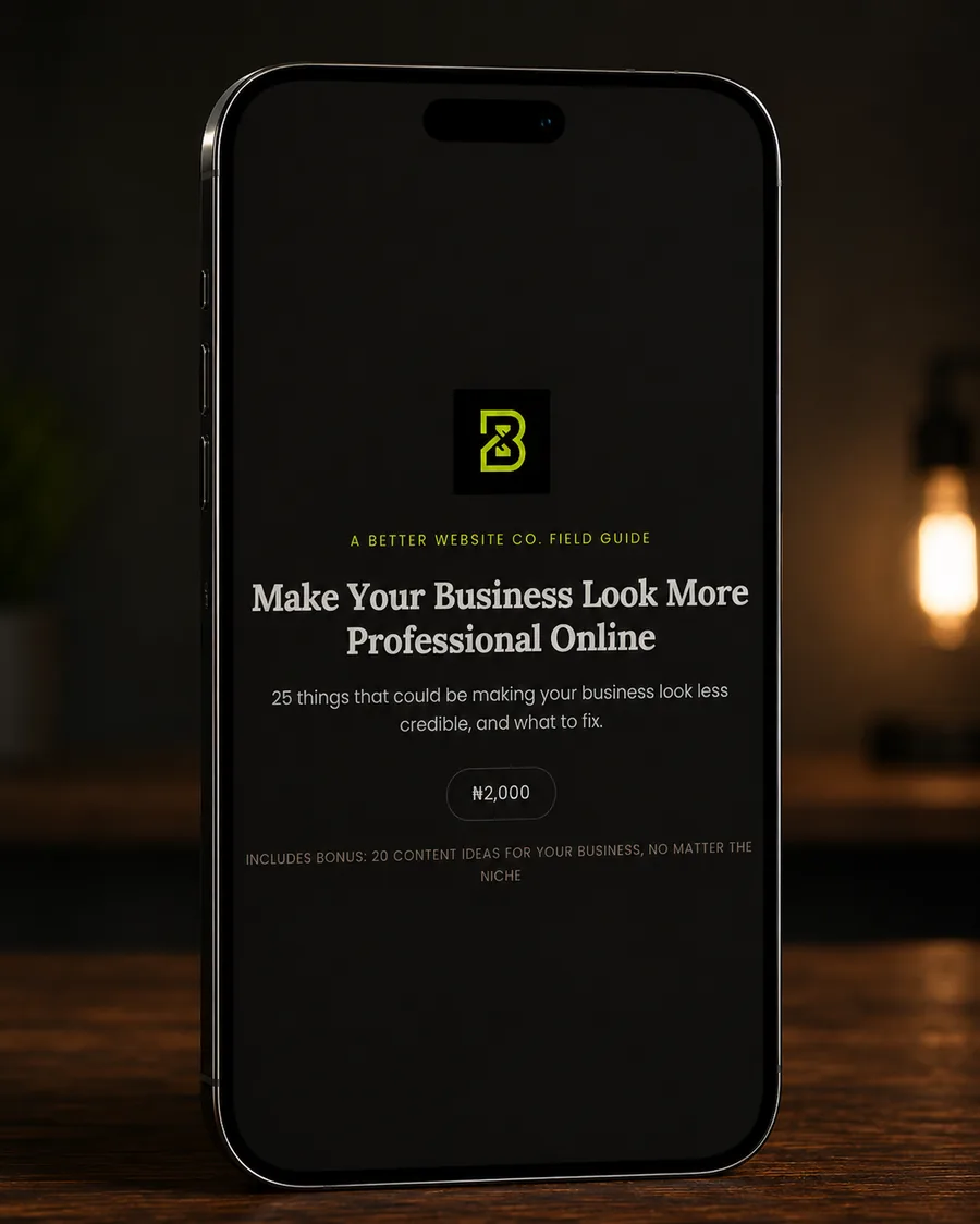 The guide cover shown on a phone screen